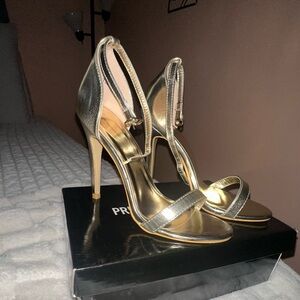 Gold PLT heels